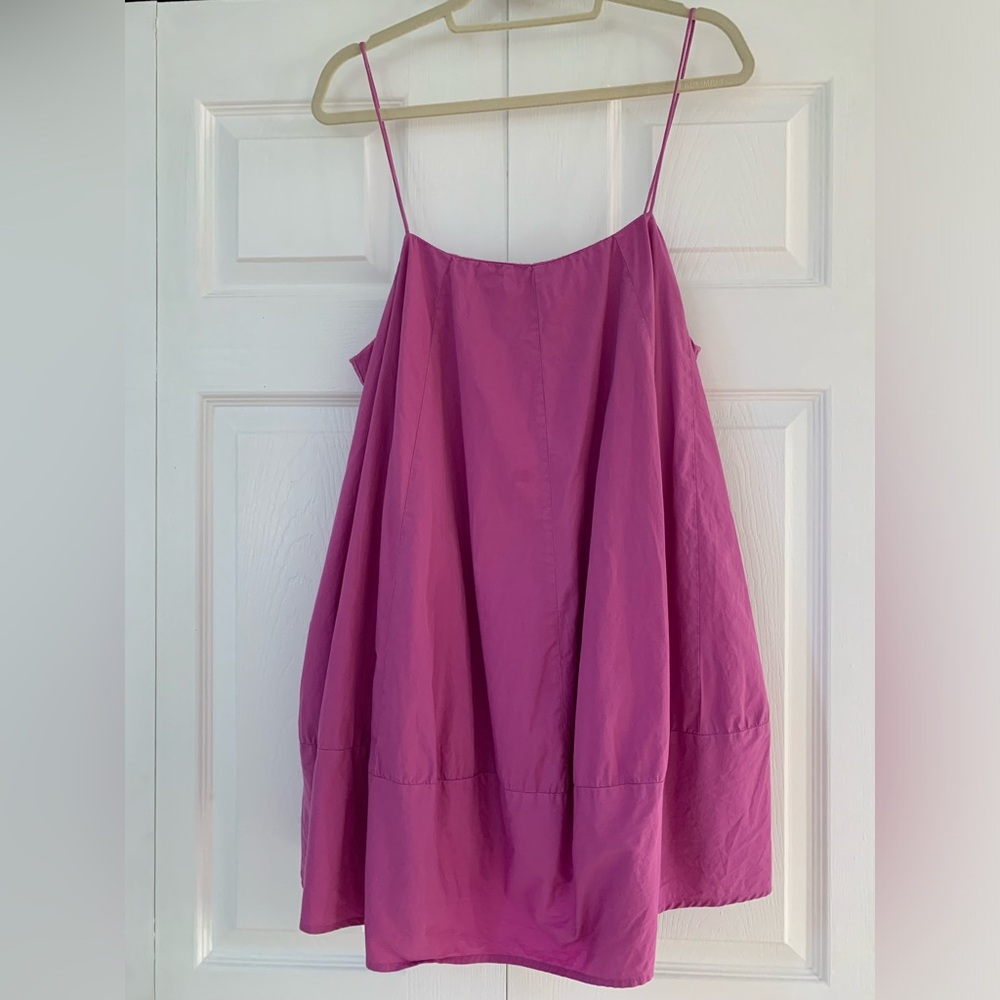 Free People Struttin Pink Sundress, Medium, with FREE WALKING SHORTS